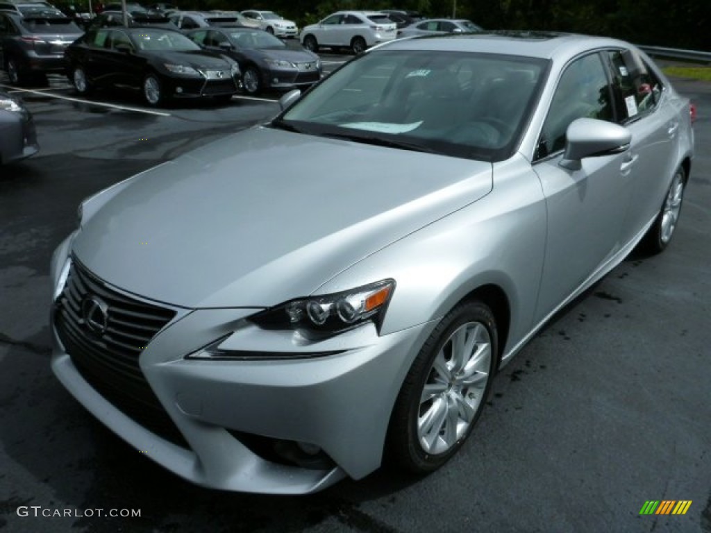2014 IS 250 AWD - Silver Lining Metallic / Light Gray photo #8