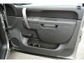 Ebony 2013 Chevrolet Silverado 1500 LT Extended Cab Door Panel