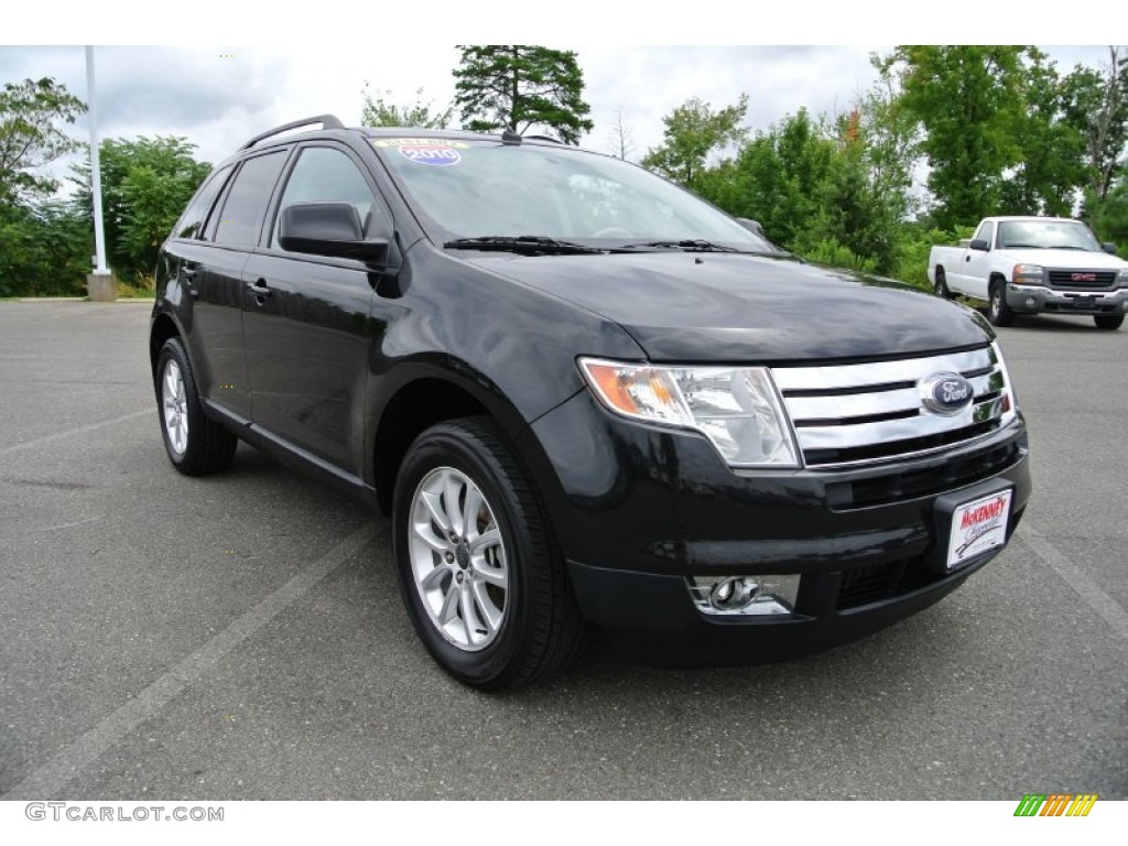 2010 Edge SEL - Tuxedo Black Metallic / Medium Light Stone photo #1