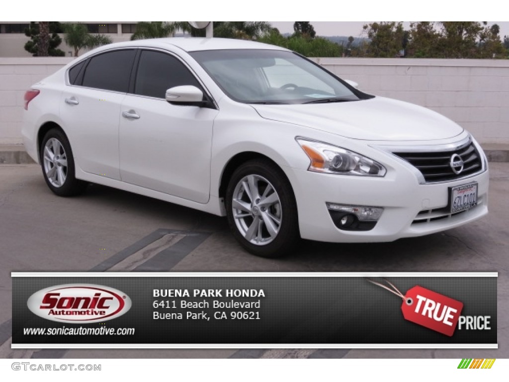 2013 Altima 2.5 SL - Pearl White / Charcoal photo #1