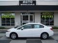 Taffeta White - Civic LX Sedan Photo No. 1