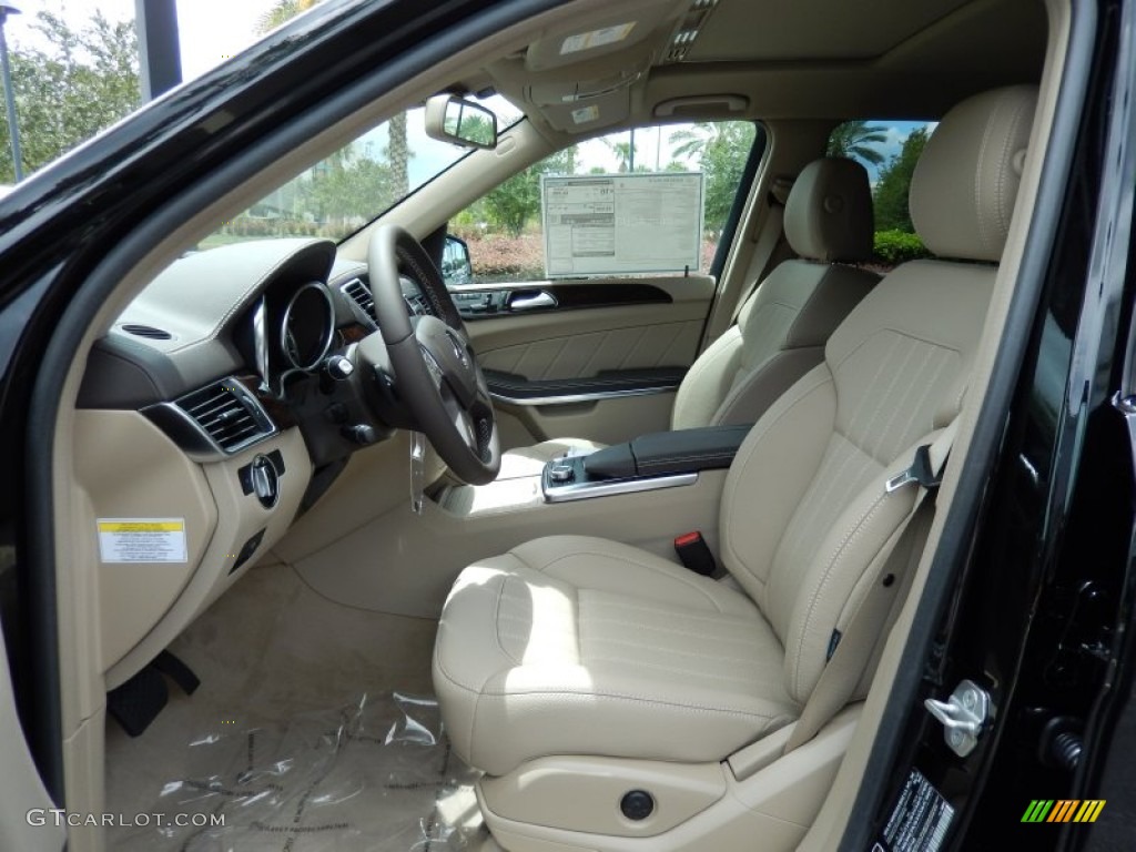 Almond Beige Interior 2014 Mercedes-Benz GL 450 4Matic Photo #84785195