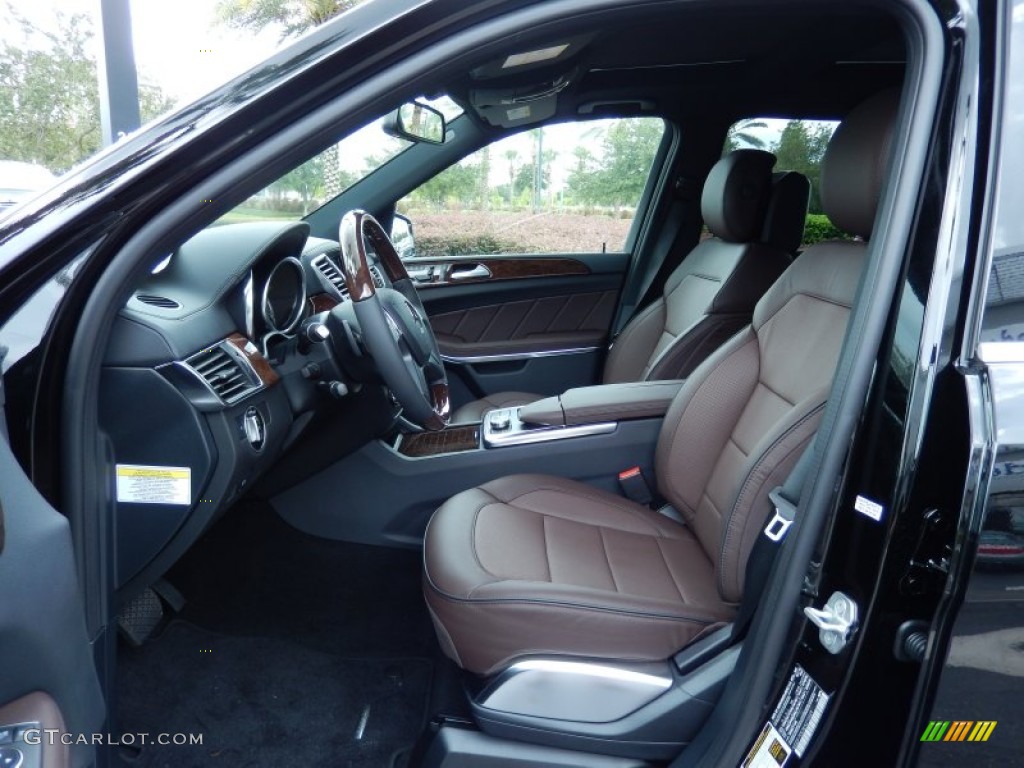 Auburn Brown/Black Interior 2014 Mercedes-Benz GL 550 4Matic Photo #84785573