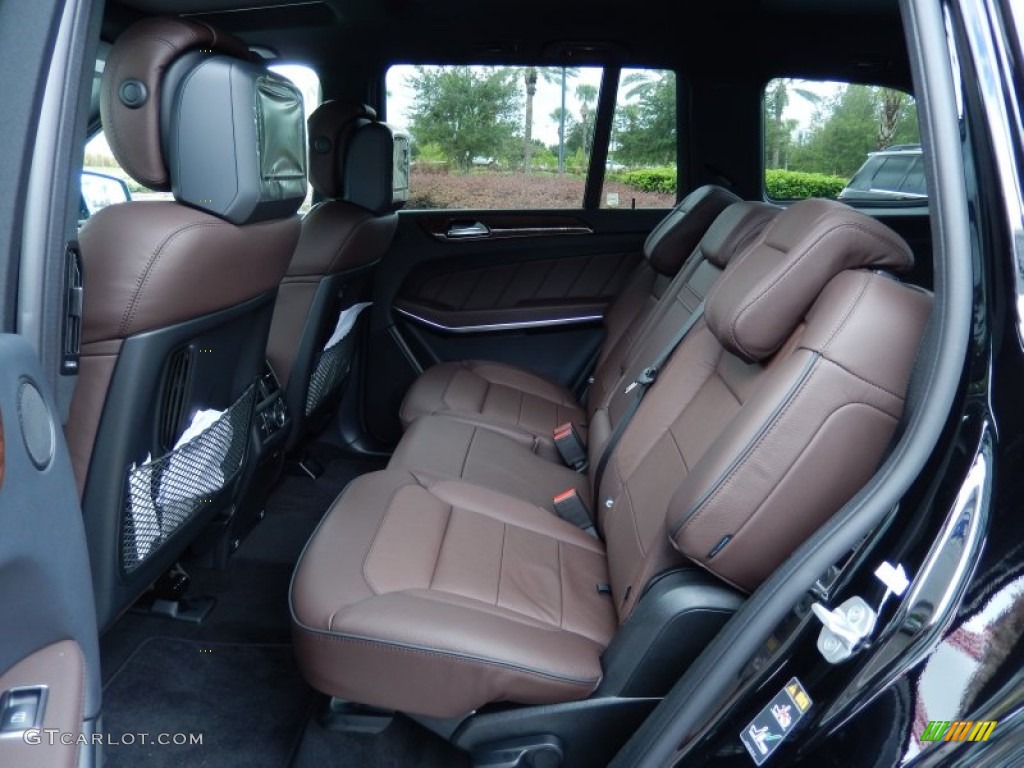 Auburn Brown/Black Interior 2014 Mercedes-Benz GL 550 4Matic Photo #84785606