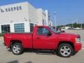 2008 Victory Red Chevrolet Silverado 1500 LS Regular Cab 4x4  photo #2