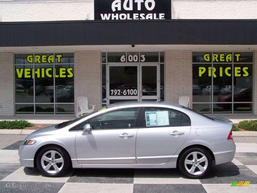 2011 Civic LX-S Sedan - Alabaster Silver Metallic / Gray photo #1