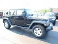 2010 Black Jeep Wrangler Unlimited Mountain Edition 4x4  photo #2