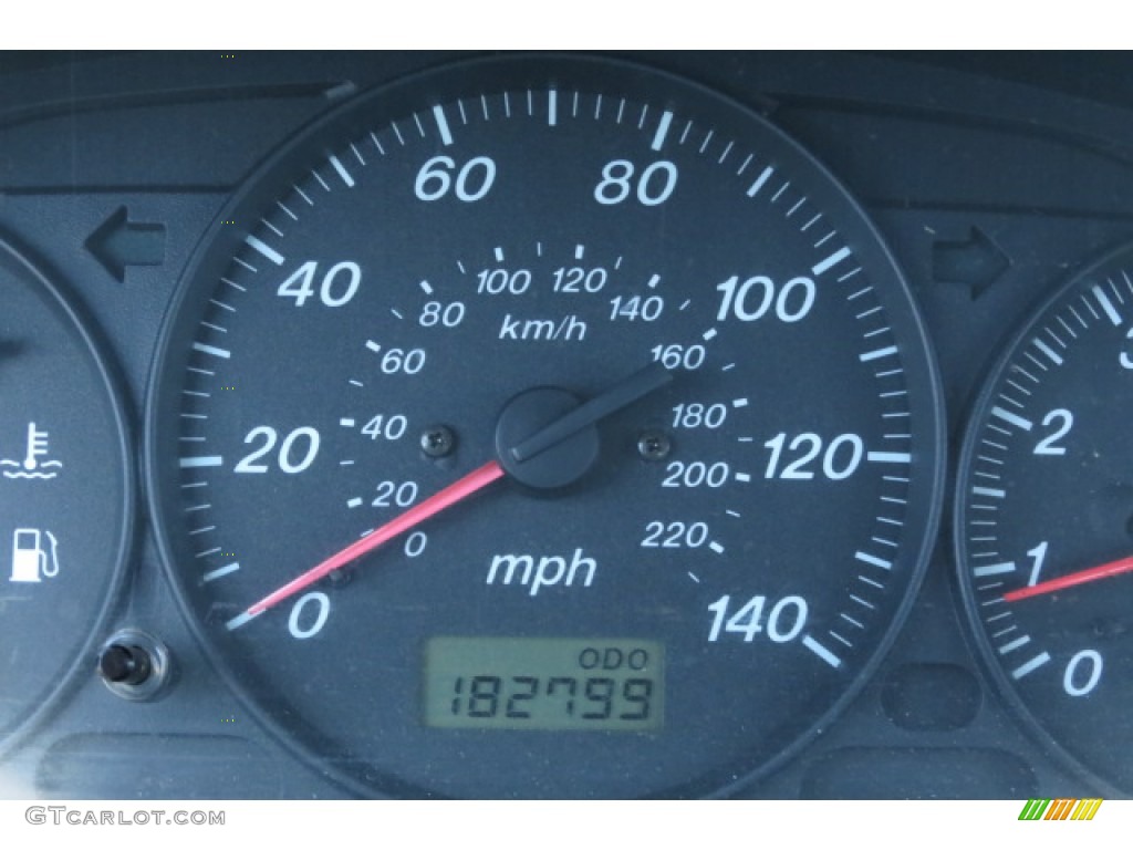 2001 Protege DX - Sunlight Silver Metallic / Gray photo #2