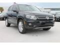 Deep Black Metallic - Tiguan SE Photo No. 1