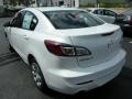 2013 Crystal White Pearl Mica Mazda MAZDA3 i Sport 4 Door  photo #3