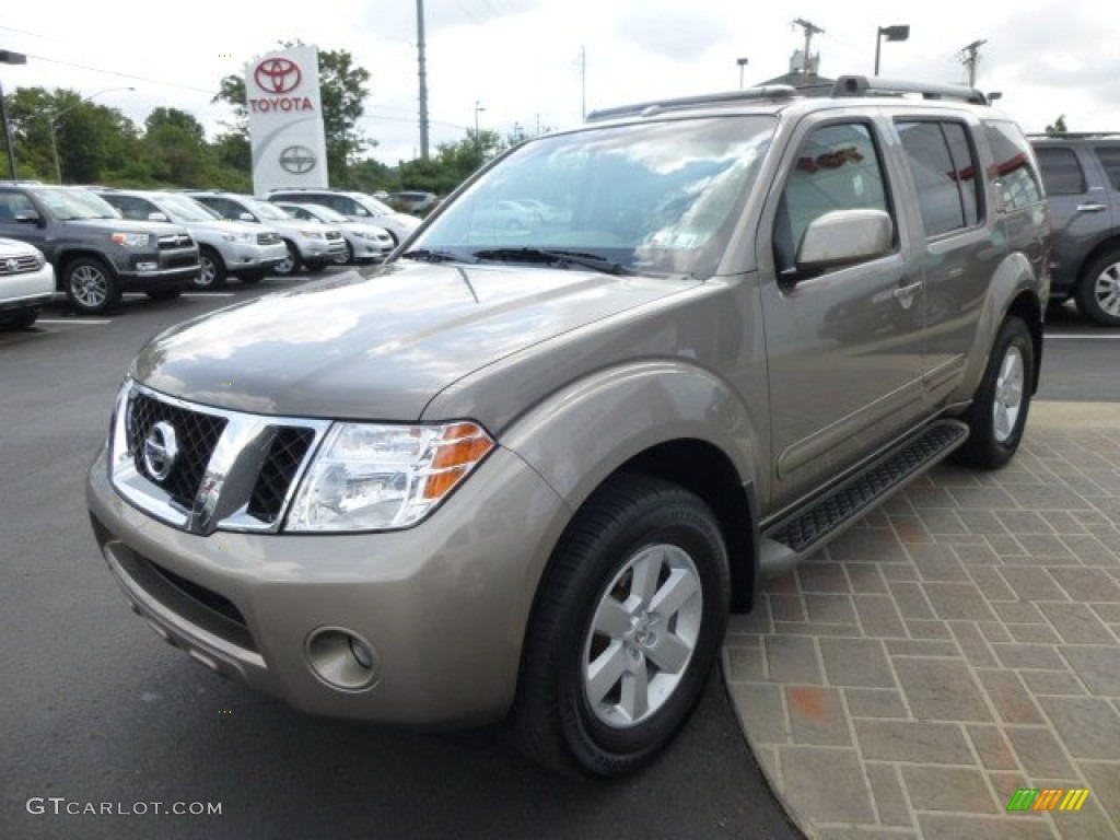 2008 Pathfinder SE 4x4 - Desert Stone / Cafe Latte photo #3