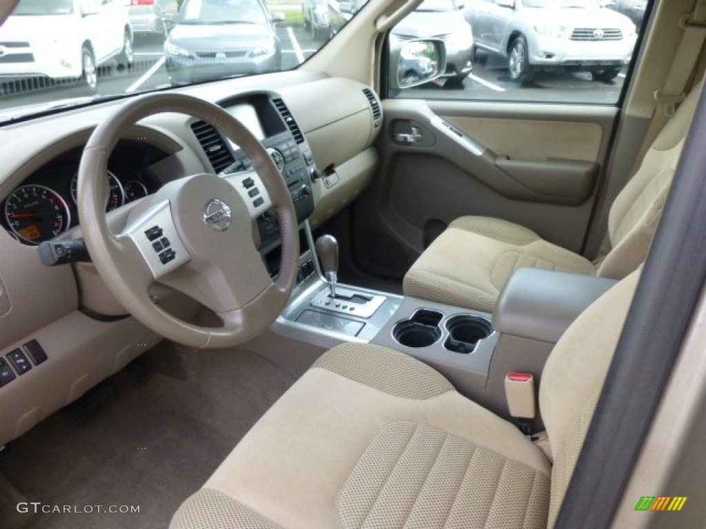 2008 Pathfinder SE 4x4 - Desert Stone / Cafe Latte photo #16