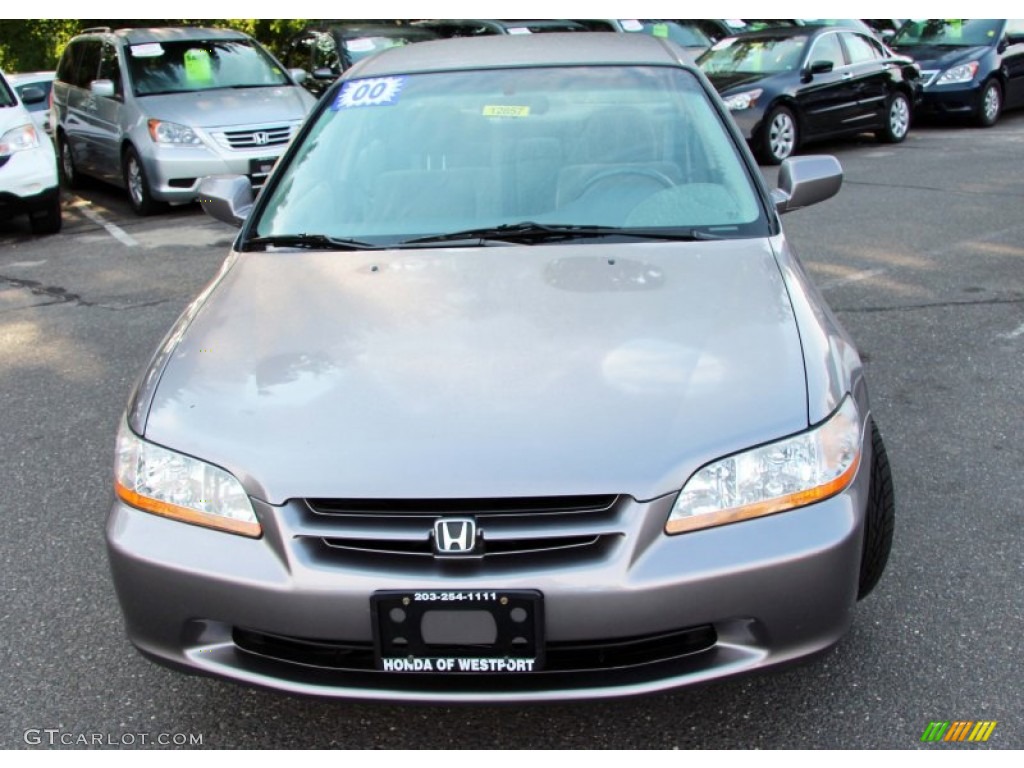 2000 Accord LX Sedan - Signet Silver Metallic / Charcoal photo #2