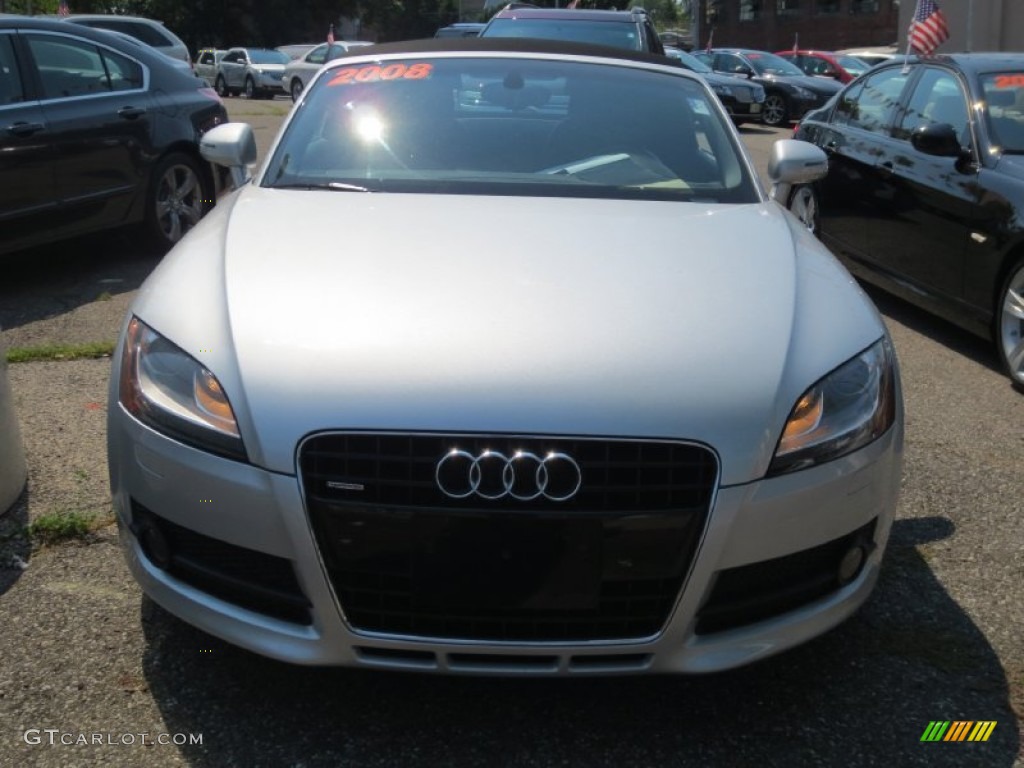 2008 TT 3.2 quattro Roadster - Light Silver Metallic / Black photo #3