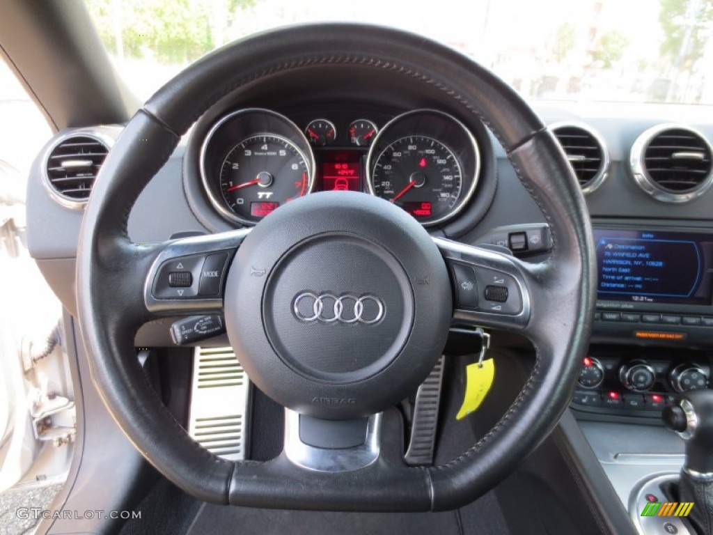 2008 TT 3.2 quattro Roadster - Light Silver Metallic / Black photo #12