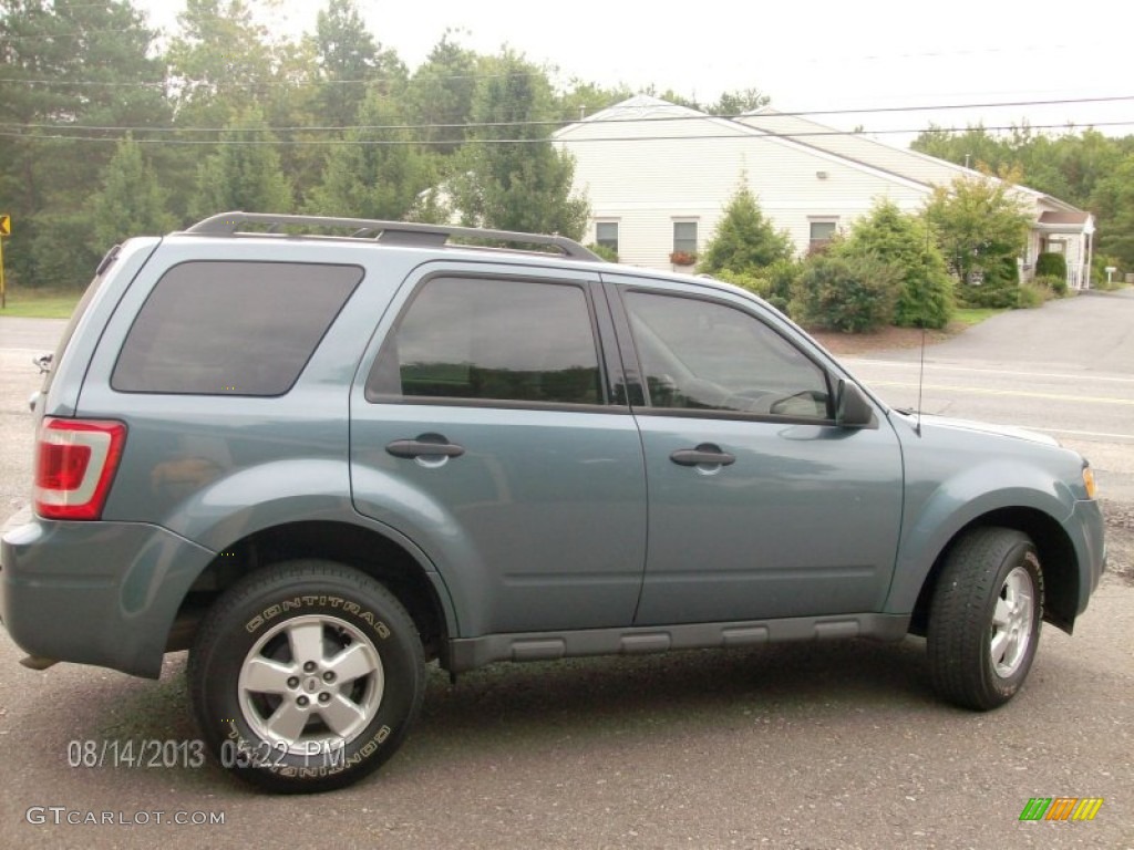 2010 Escape XLT V6 4WD - Steel Blue Metallic / Camel photo #4