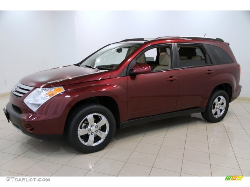 2008 XL7 Limited - Cranberry Red Metallic / Beige photo #3