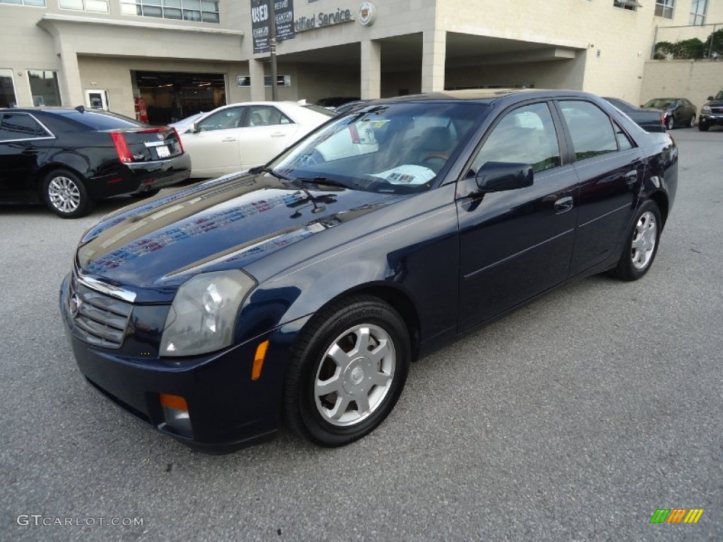 2004 CTS Sedan - Blue Chip / Light Neutral photo #2
