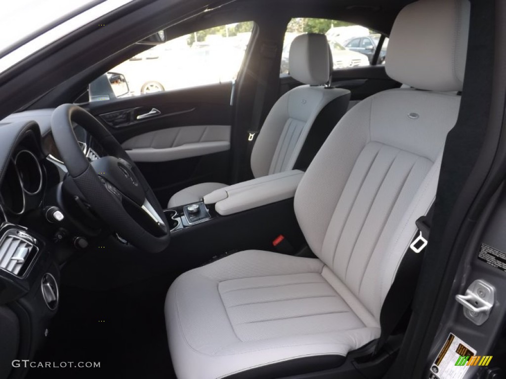 Ash/Black Interior 2014 Mercedes-Benz CLS 550 4Matic Coupe Photo #84792077