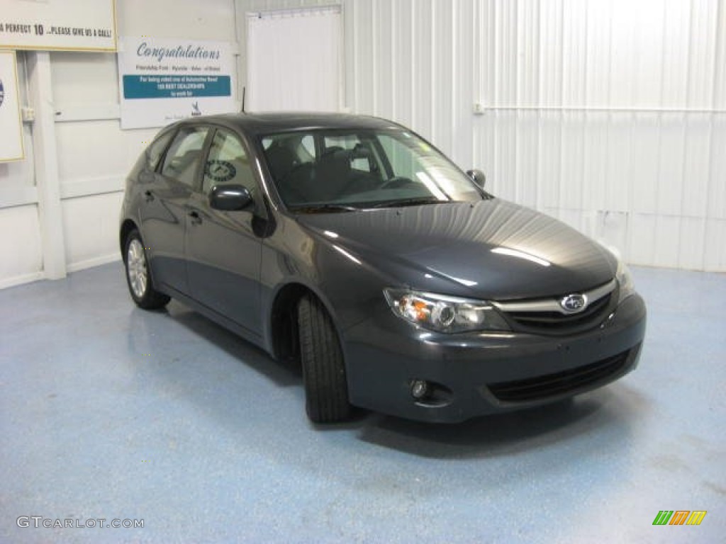 Dark Gray Metallic Subaru Impreza