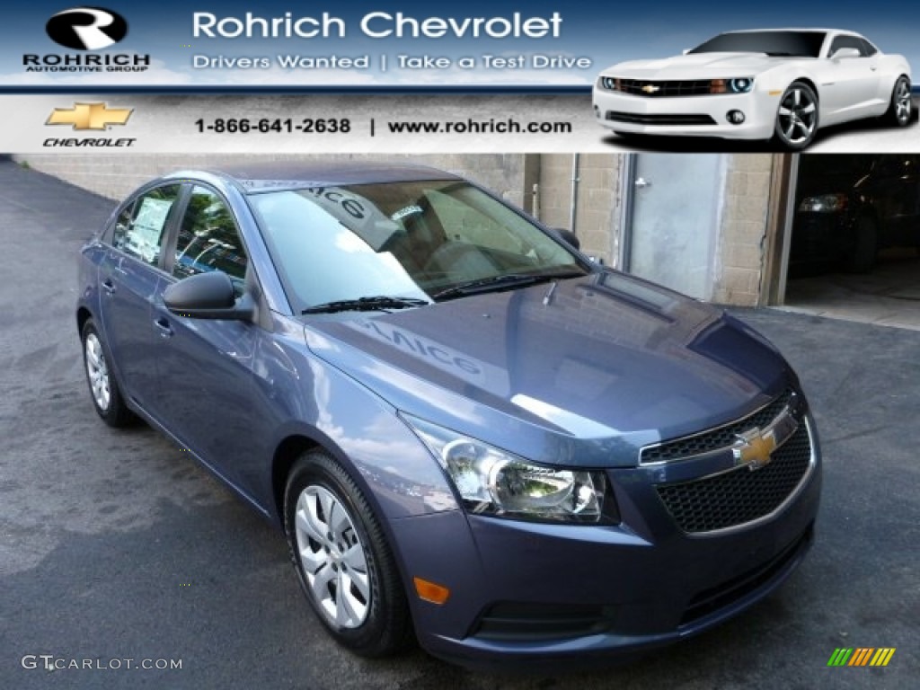 2014 Cruze LS - Atlantis Blue Metallic / Jet Black/Medium Titanium photo #1