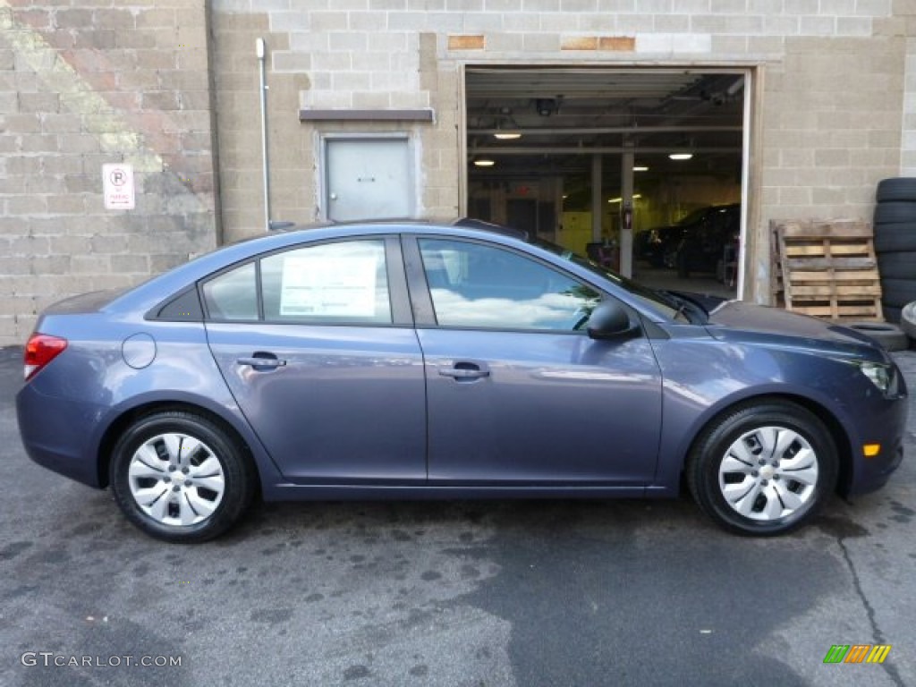 2014 Cruze LS - Atlantis Blue Metallic / Jet Black/Medium Titanium photo #2