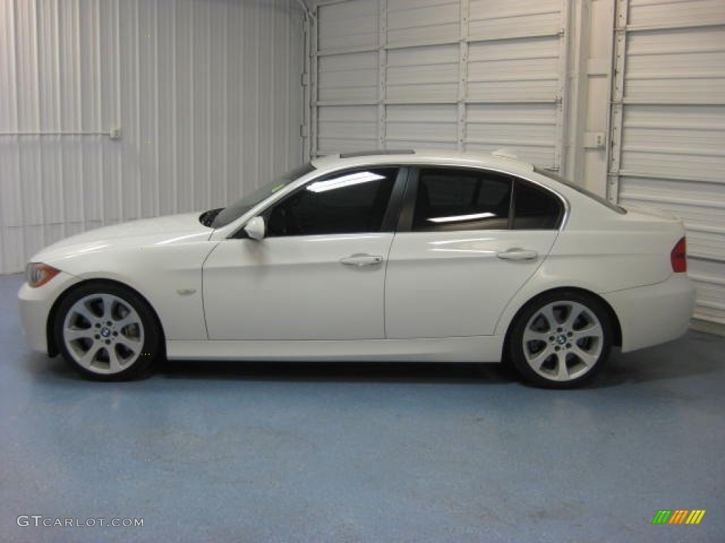 2008 3 Series 335i Sedan - Alpine White / Beige photo #2