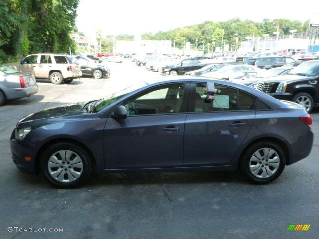 2014 Cruze LS - Atlantis Blue Metallic / Jet Black/Medium Titanium photo #6