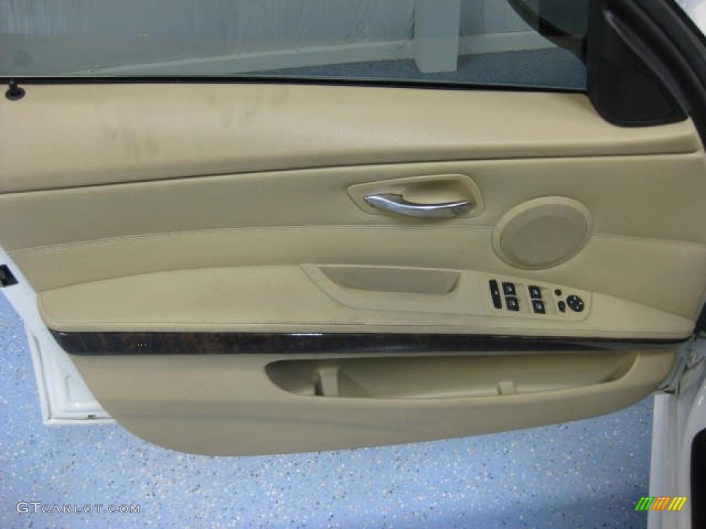 2008 3 Series 335i Sedan - Alpine White / Beige photo #9
