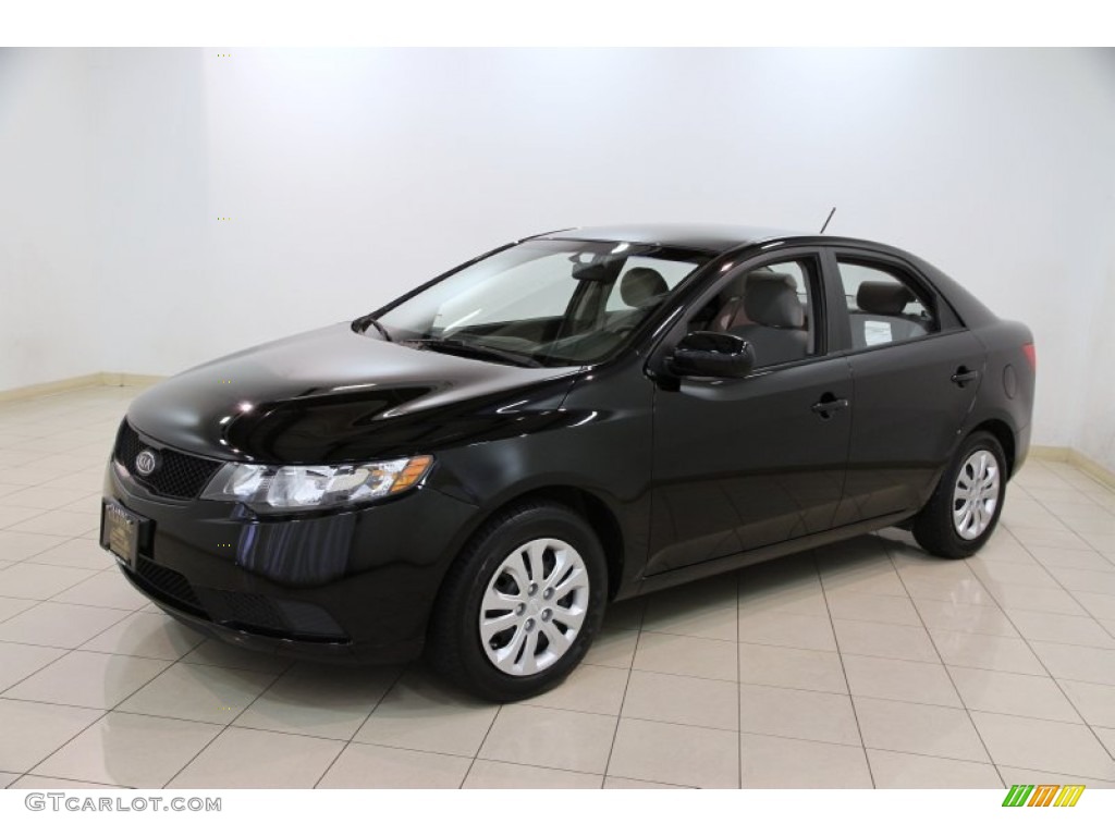 Ebony Black 2010 Kia Forte LX Exterior Photo #84793436