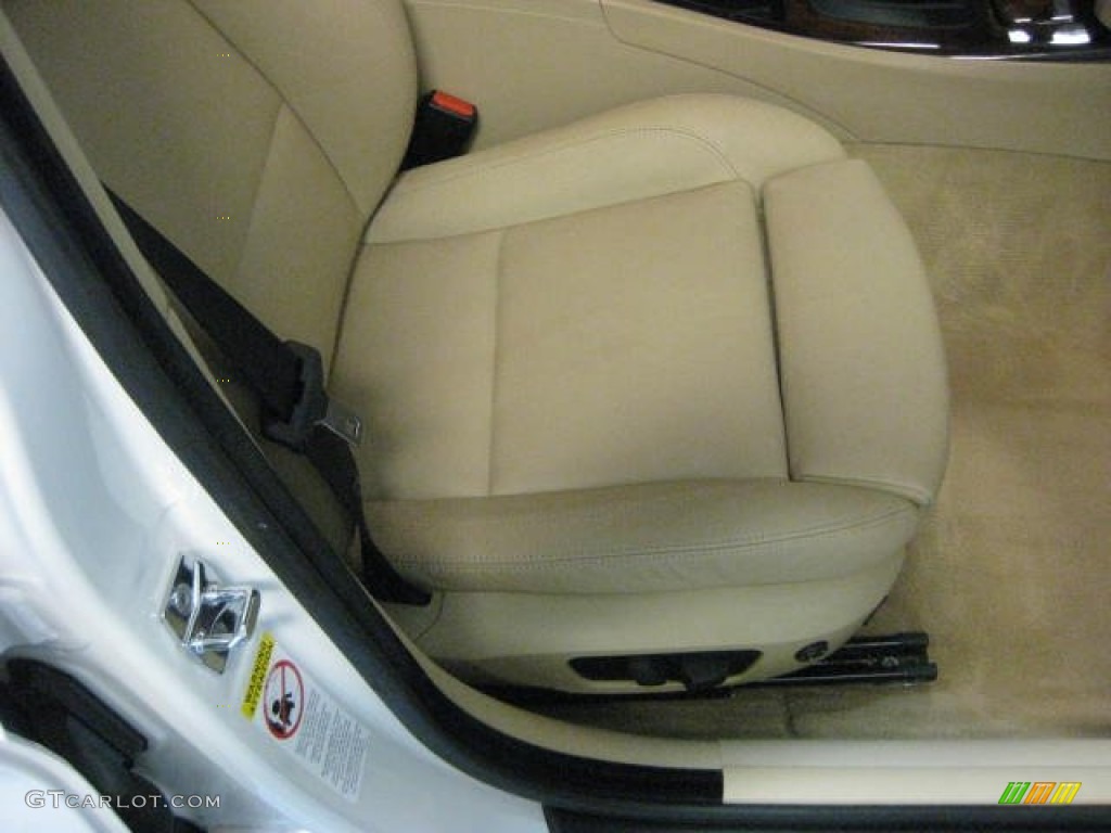 2008 3 Series 335i Sedan - Alpine White / Beige photo #14
