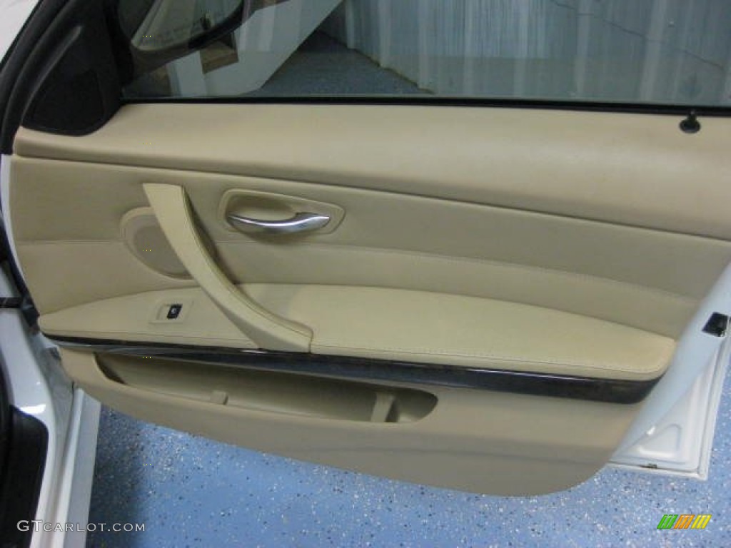2008 3 Series 335i Sedan - Alpine White / Beige photo #15
