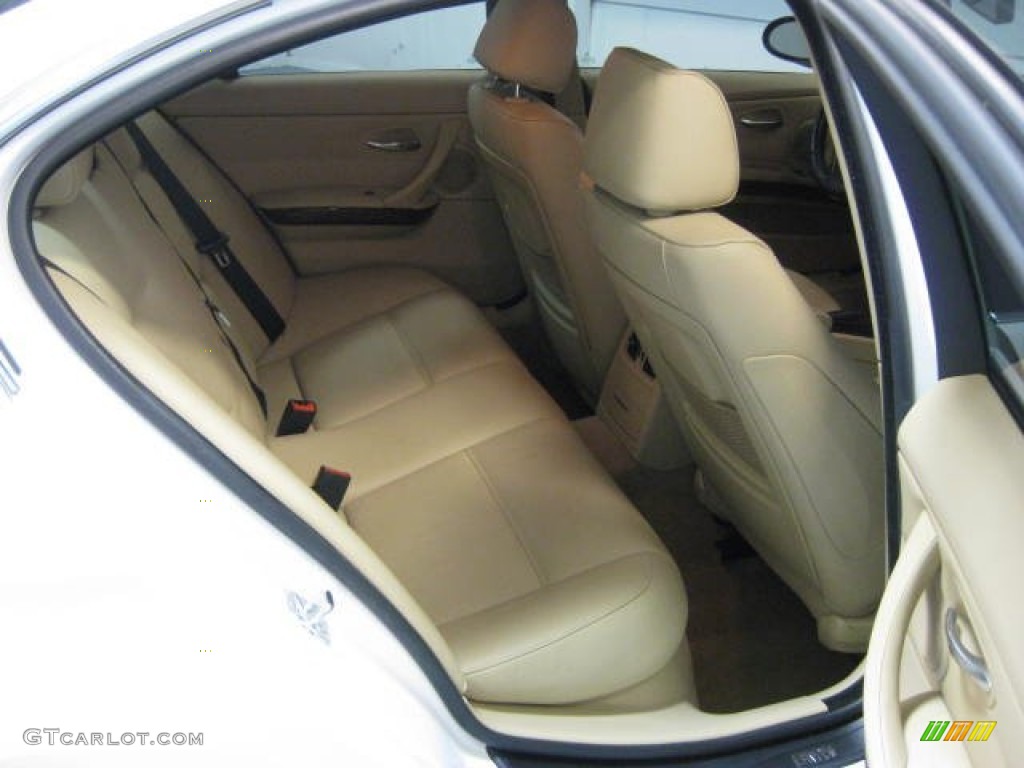 2008 3 Series 335i Sedan - Alpine White / Beige photo #16