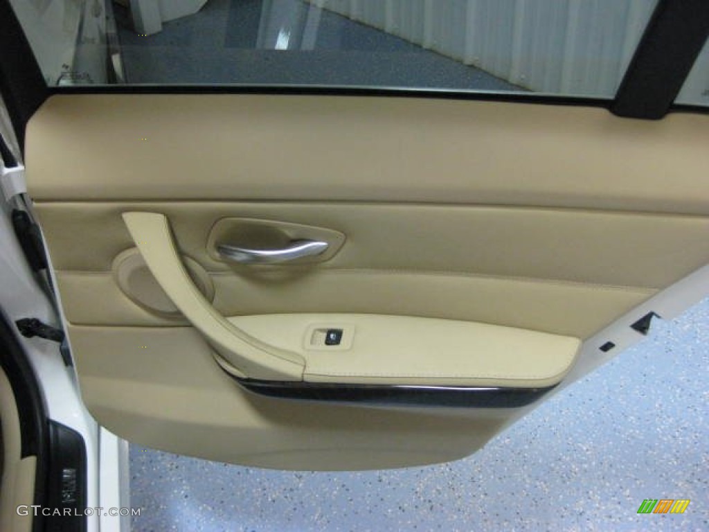 2008 3 Series 335i Sedan - Alpine White / Beige photo #18