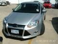 2012 Ingot Silver Metallic Ford Focus SEL 5-Door  photo #2