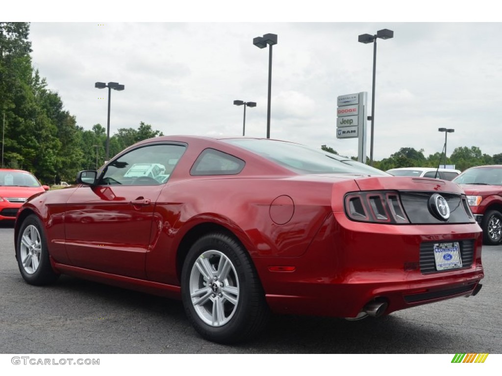 2014 Mustang V6 Coupe - Ruby Red / Charcoal Black photo #18