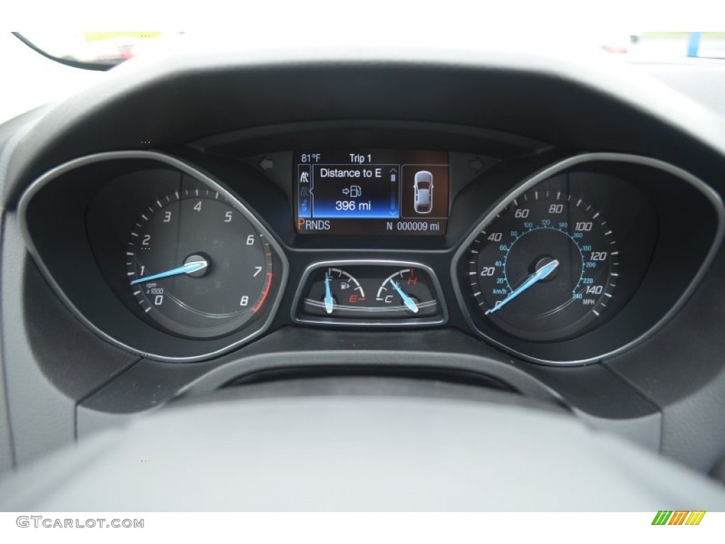 2014 Ford Focus Titanium Sedan Gauges Photo #84795233