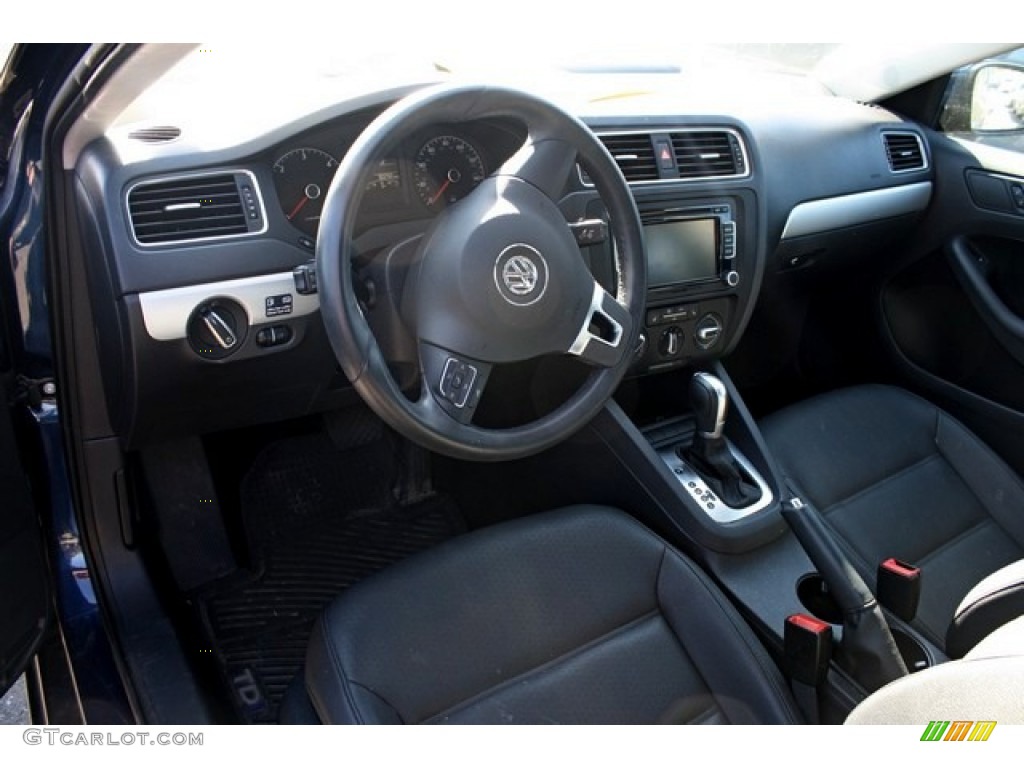 2011 Jetta TDI Sedan - Tempest Blue Metallic / Titan Black photo #5