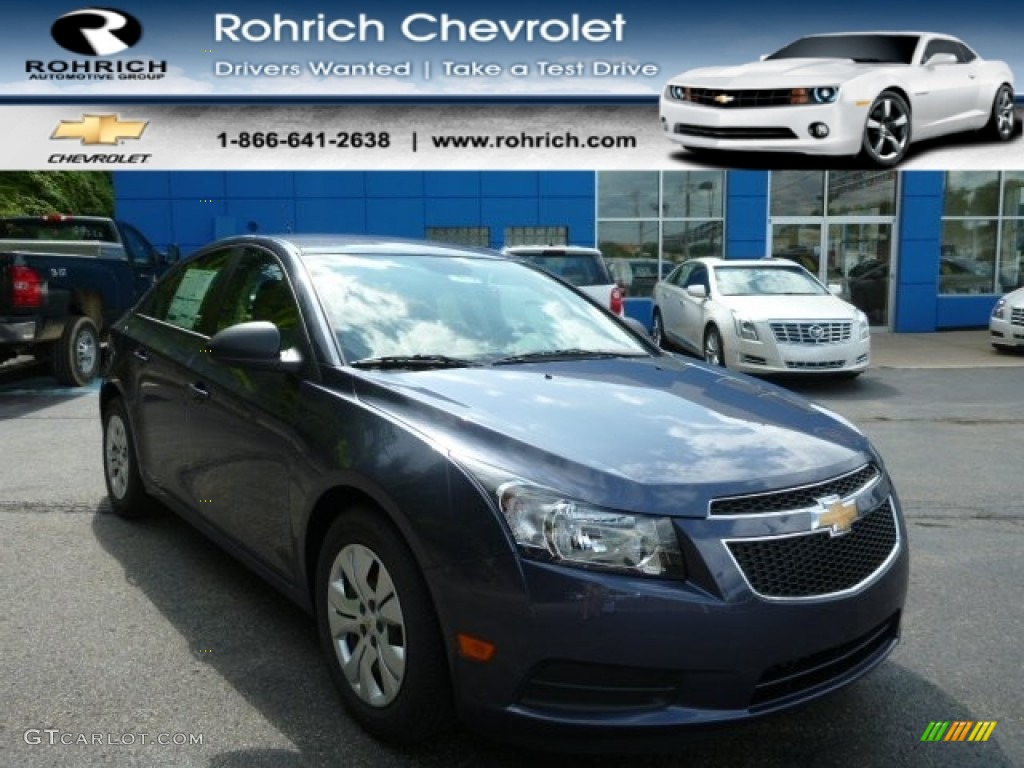2014 Cruze LS - Atlantis Blue Metallic / Jet Black/Medium Titanium photo #1