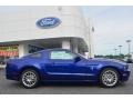 2014 Deep Impact Blue Ford Mustang V6 Premium Coupe  photo #2