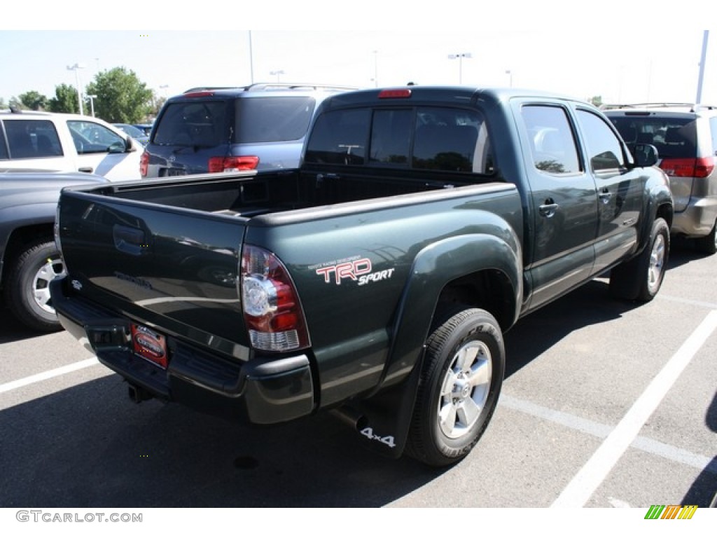 2010 Tacoma V6 SR5 TRD Sport Double Cab 4x4 - Timberland Mica / Graphite photo #2