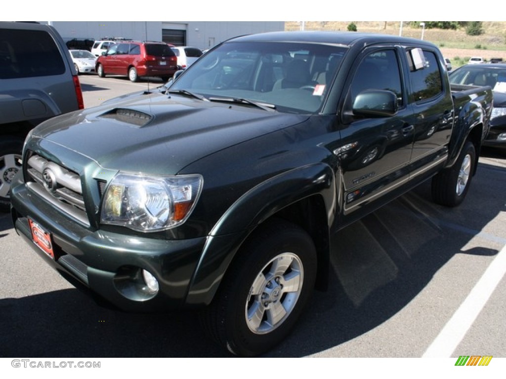 2010 Tacoma V6 SR5 TRD Sport Double Cab 4x4 - Timberland Mica / Graphite photo #4