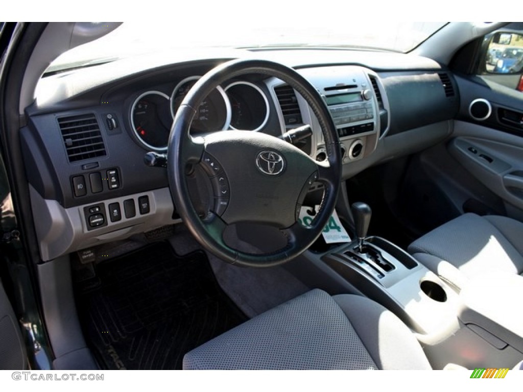 2010 Tacoma V6 SR5 TRD Sport Double Cab 4x4 - Timberland Mica / Graphite photo #5