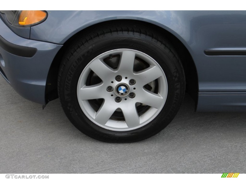 2002 3 Series 325i Sedan - Steel Blue Metallic / Natural Brown photo #4