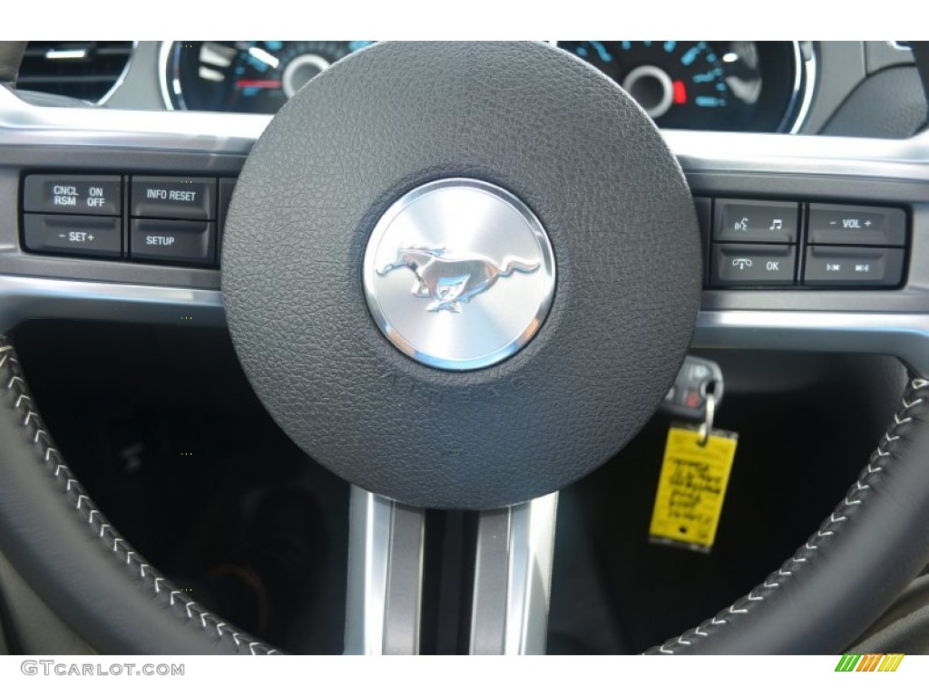 2014 Mustang V6 Coupe - Black / Charcoal Black photo #15
