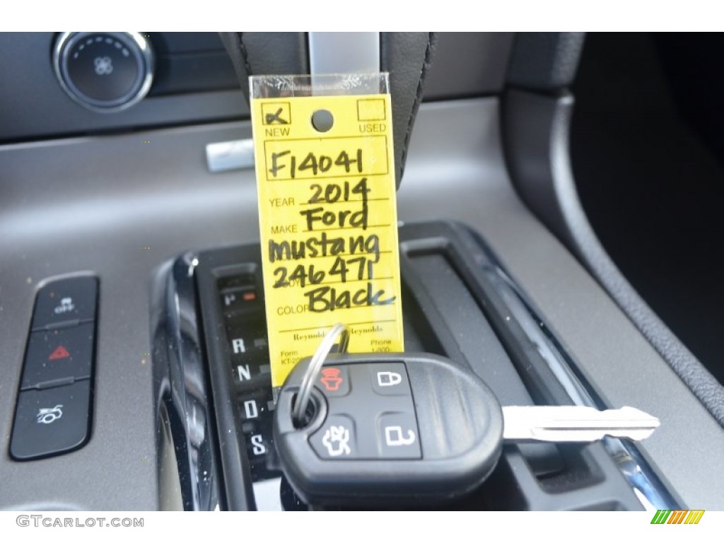 2014 Mustang V6 Coupe - Black / Charcoal Black photo #18