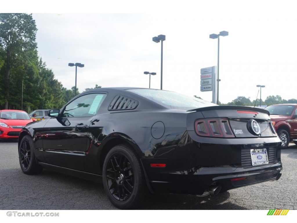 2014 Mustang V6 Coupe - Black / Charcoal Black photo #19