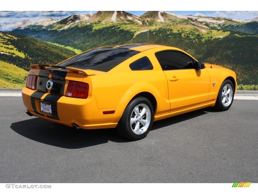 2009 Mustang GT Premium Coupe - Grabber Orange / Dark Charcoal photo #3