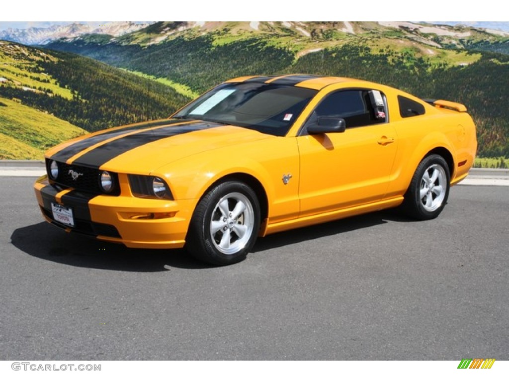 2009 Mustang GT Premium Coupe - Grabber Orange / Dark Charcoal photo #5