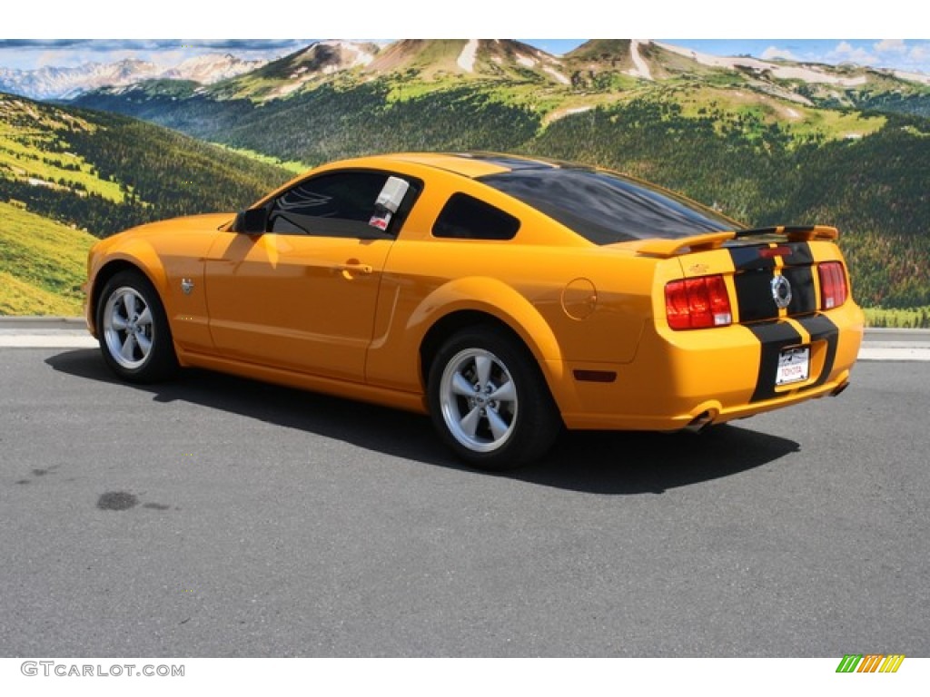 2009 Mustang GT Premium Coupe - Grabber Orange / Dark Charcoal photo #7